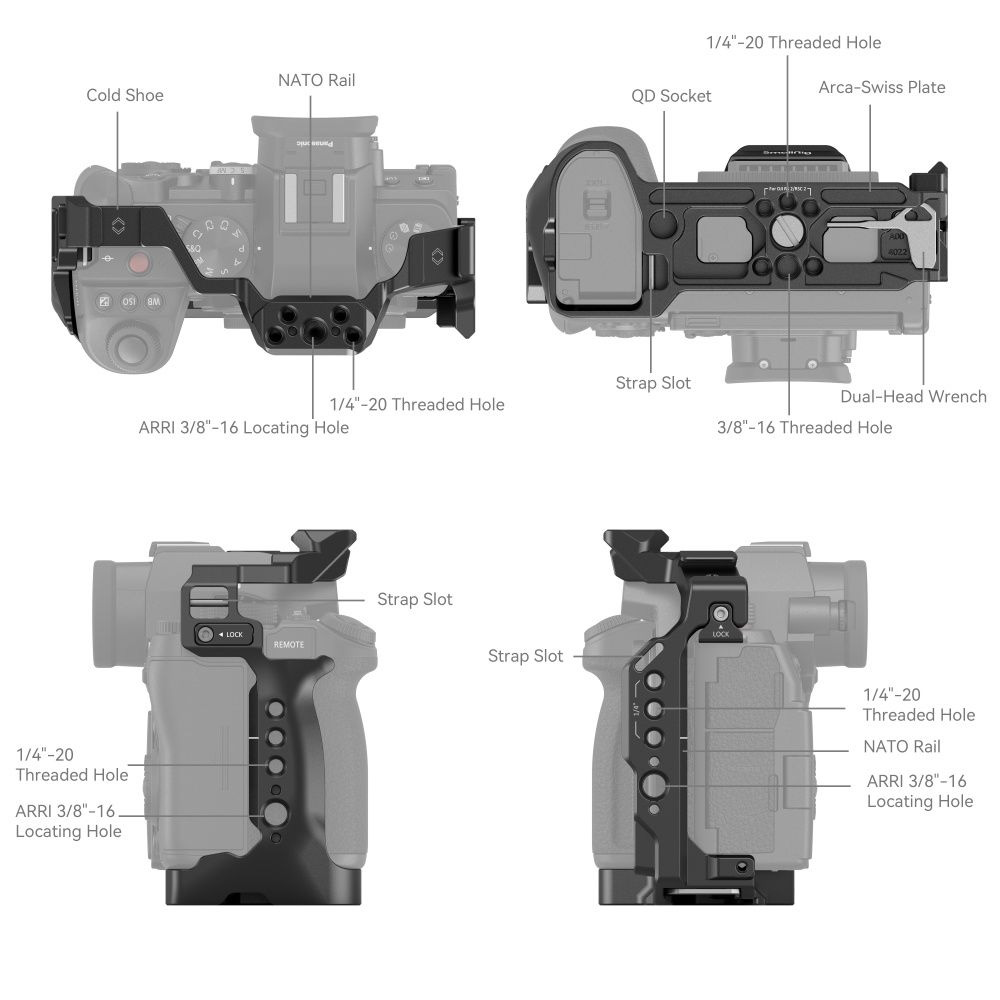 SmallRig -  Cage for Panasonic LUMIX S5 II / S5 II X - 4022