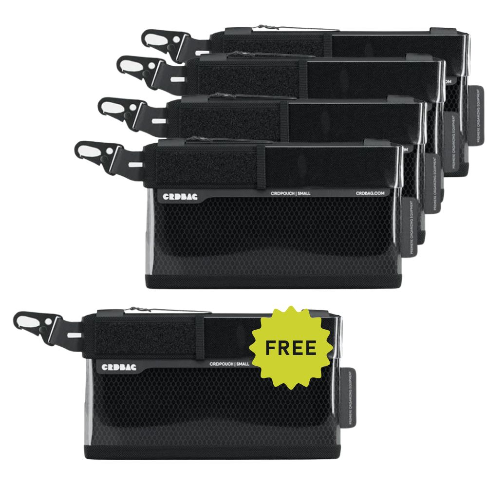 CRDBAG - 4x CRDPOUCH MkII LARGE + 1x CRDPOUCH MkII LARGE GRATIS