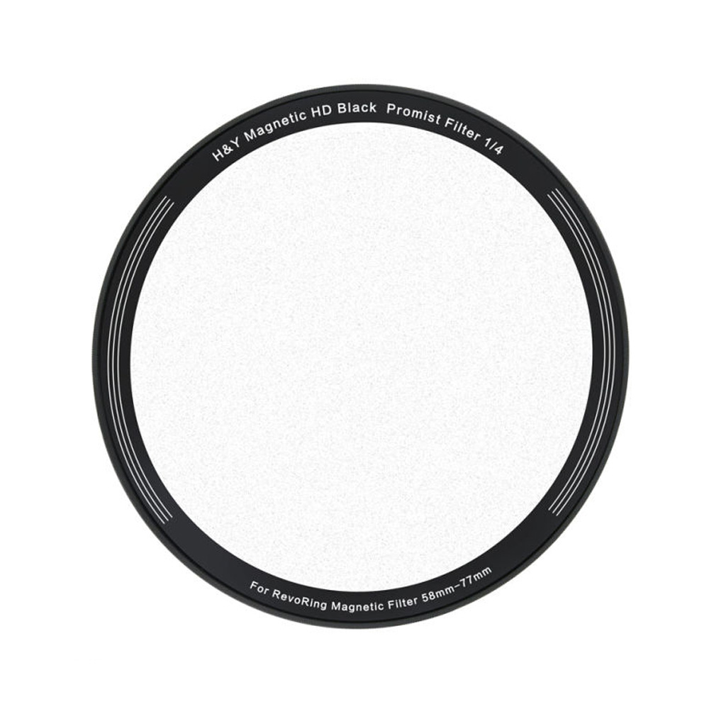 H&Y - Black Mist Magnetic 1/4 Clip-on Filter for REVORING 58-77mm