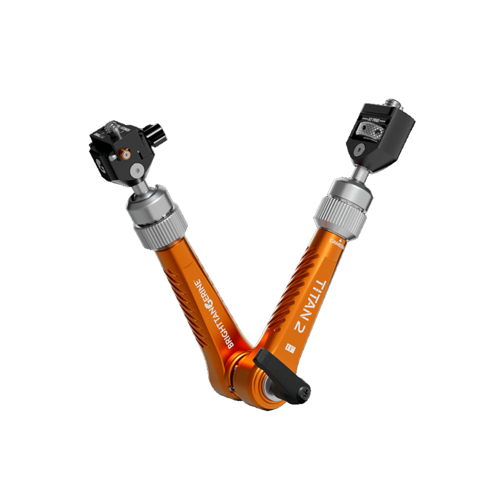 Bright Tangerine - Titan Arm 2 (3/8" AT – NATO QR) – Tangerine