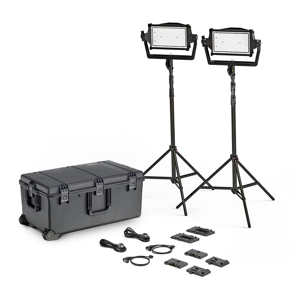 Litepanels - Astra IP Half Bi-Color Traveler Duo GM+VM Kit