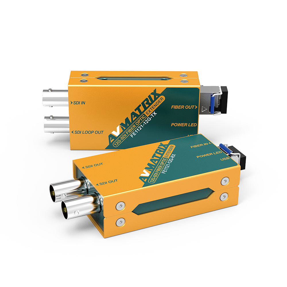 AVMATRIX - 12G-SDI Fiber Optic Extender