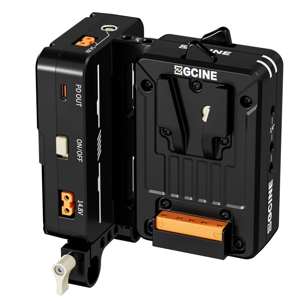 ZGCINE -  Hot Swap V Mount Adapter Platte mit USB-C PD Output Support