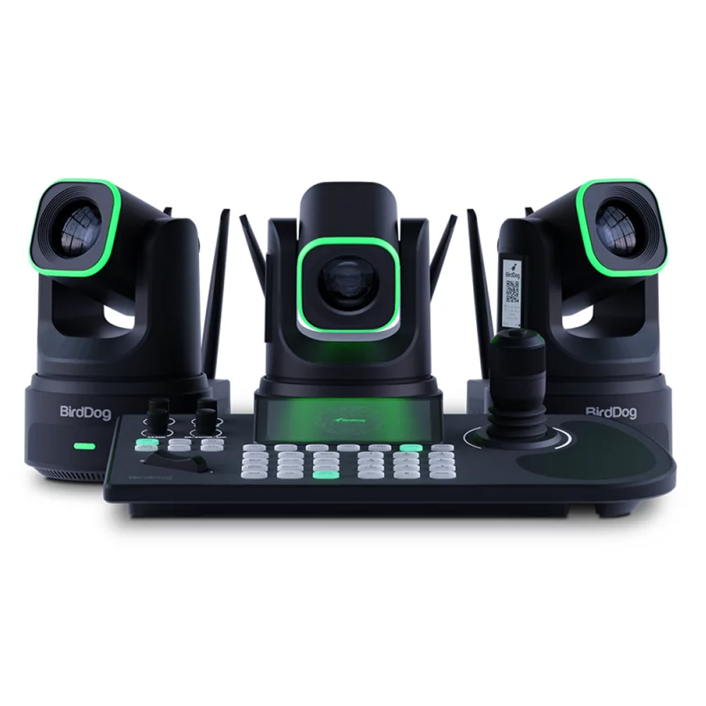 BirdDog - 3x BDX4UB + 1x BDKBD Combo Bundle  (schwarz)