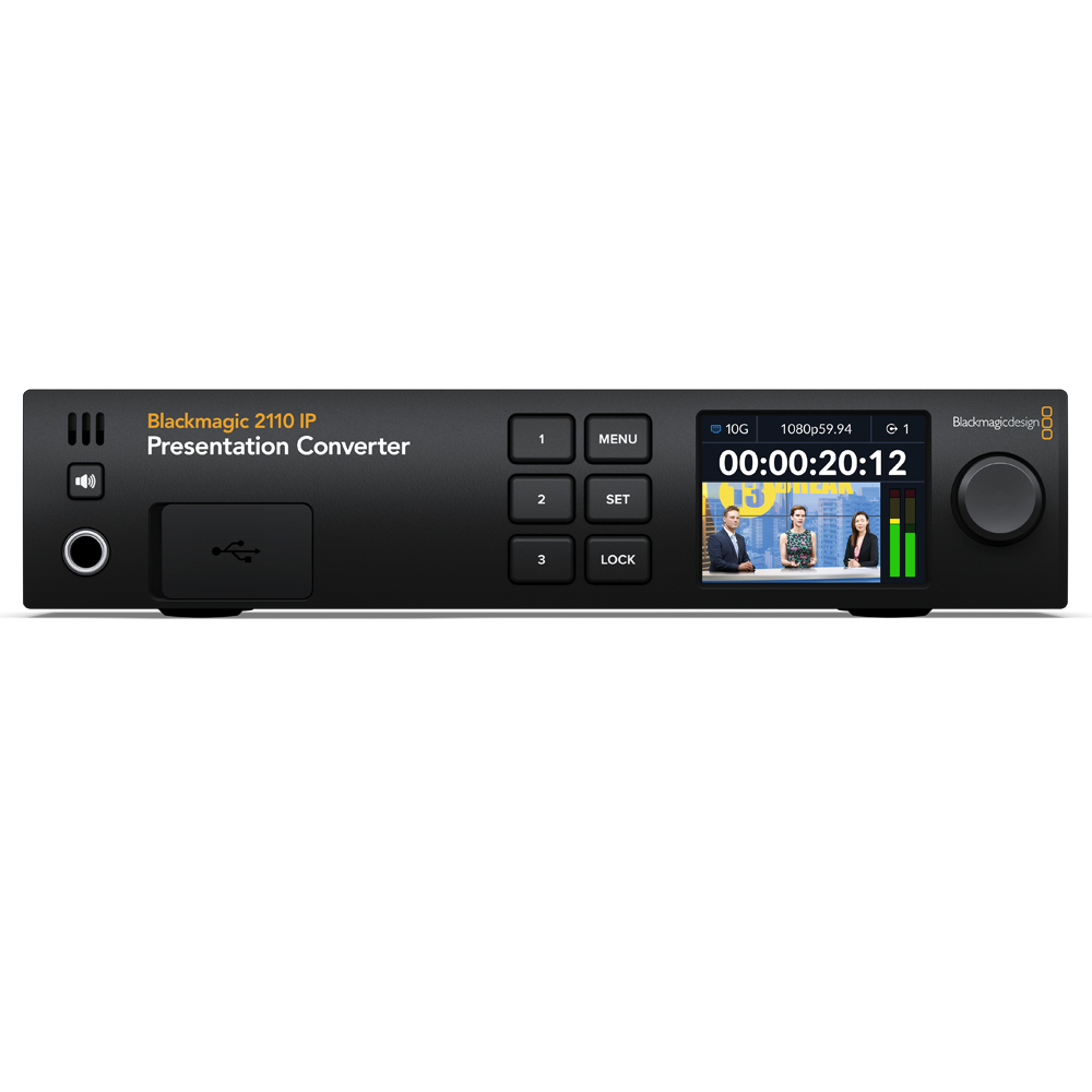 Blackmagic - 2110 IP Converter 4x12G PWR