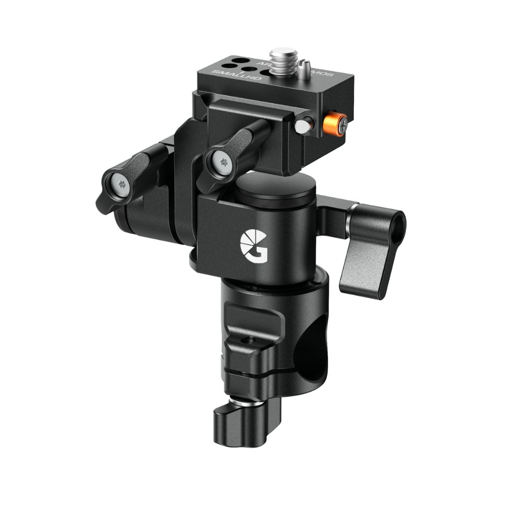 Bright Tangerine - Universal Monitor Mount QR Kit (NATO Top, 15mm Rod Base)