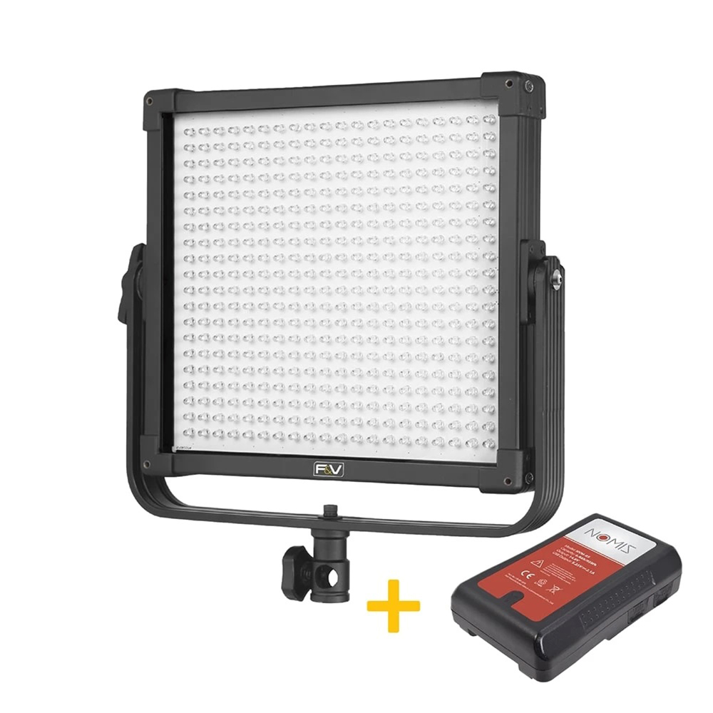 F&V - K4000 SE Daylight LED Studio Panel + NVM-95 Akku Bundle