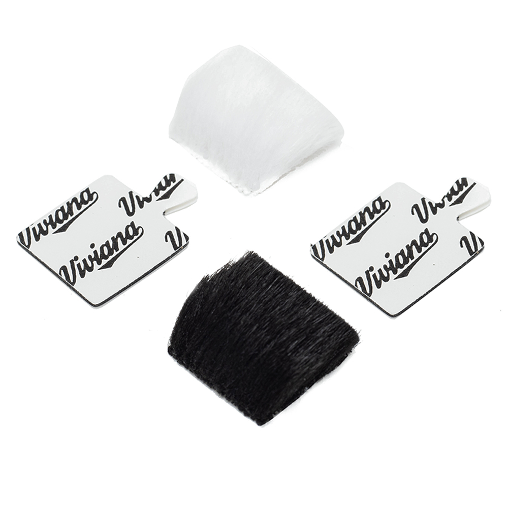 a16303-1 Viviana - Fur for Lav (Quadratisch) - Schwarz + Weiß