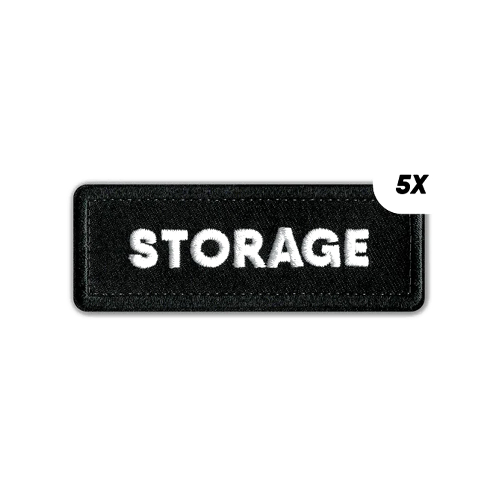 CRDBAG - Einzelpatches "STORAGE" - 5 Stck