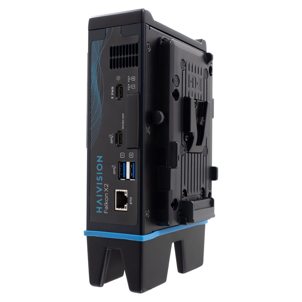 Haivision - Falkon X2 Transmitter (Ultra) mit V-Mount & Backpack