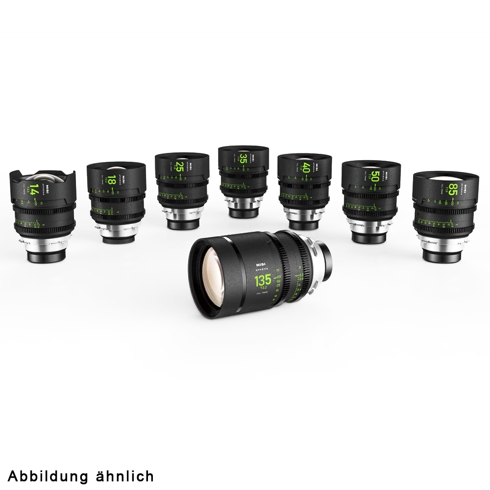 NiSi - Athena Prime Master Set 14/18/25/35/40/50/85/135 mm mit Drop-in (E-Mount)