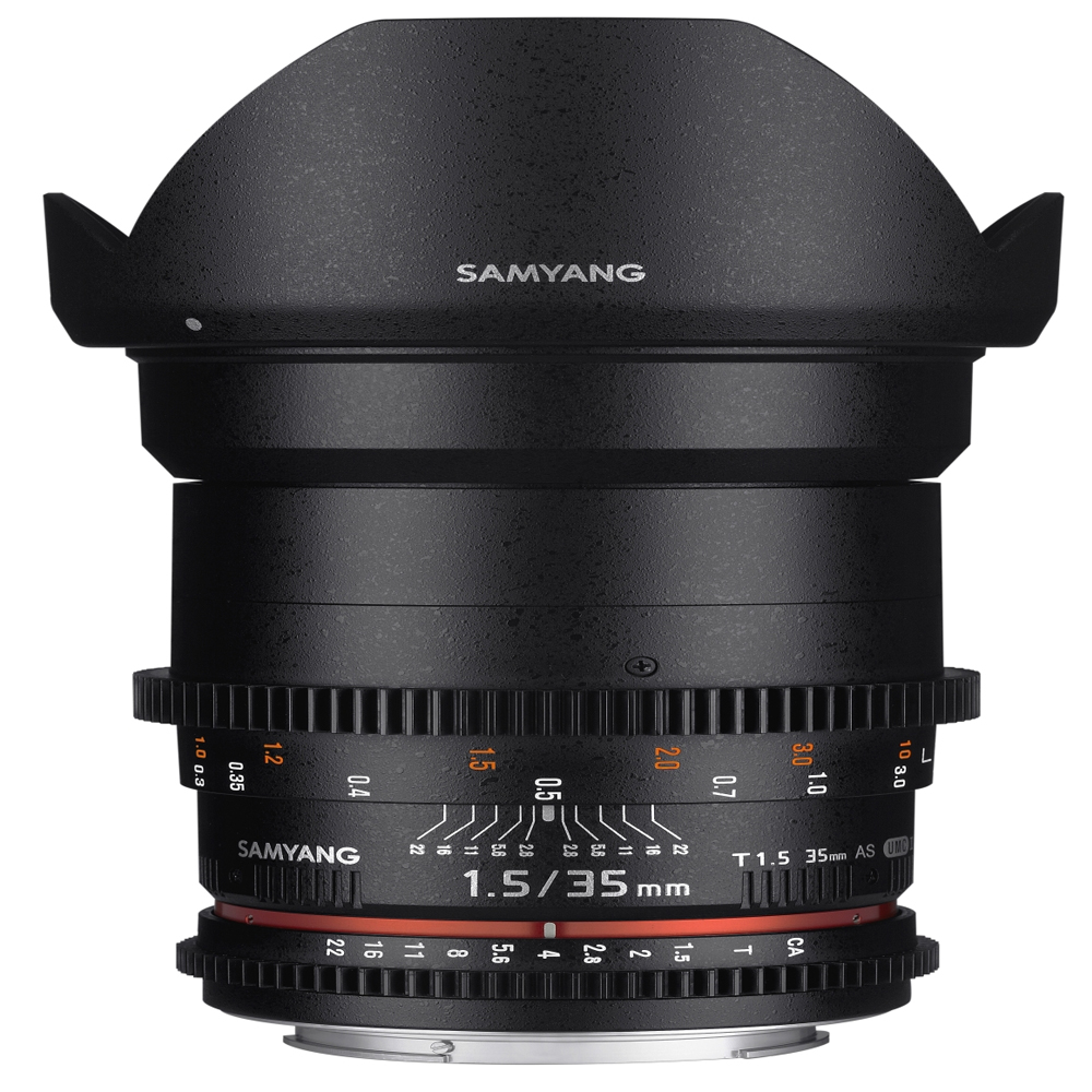 Samyang - 35/1.5 Video DSLR II Objektiv für MFT Samyang - 35/1.5 Video DSLR II Objektiv für MFT