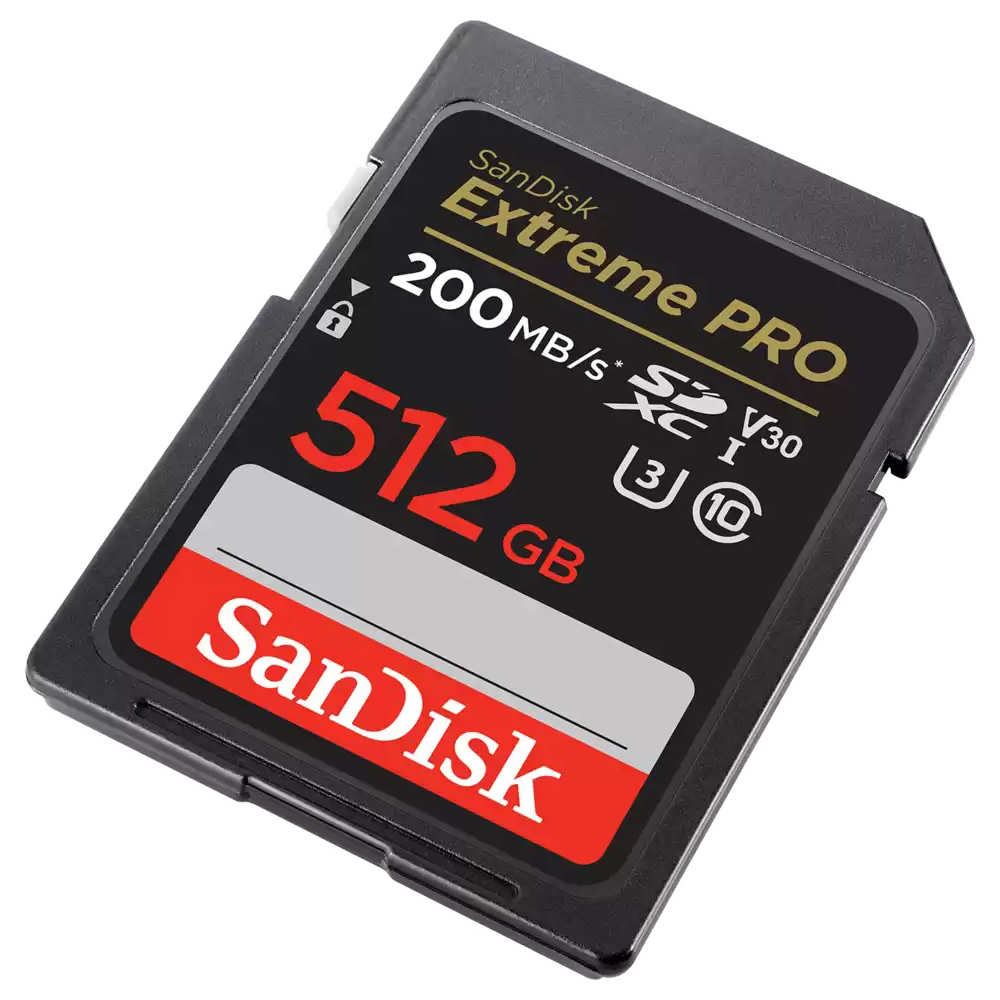 Sandisk - Extreme Pro SDXC 512 GB 200 MB/s