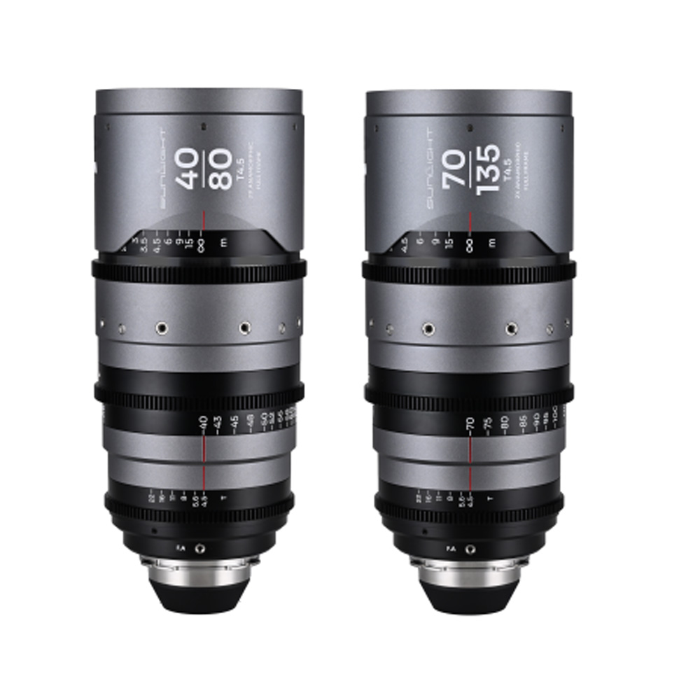 LAOWA - Sunlight Bundle 40-80/70-135mm T4.5 2x FF Anamorphic Zoom PL (Clear)