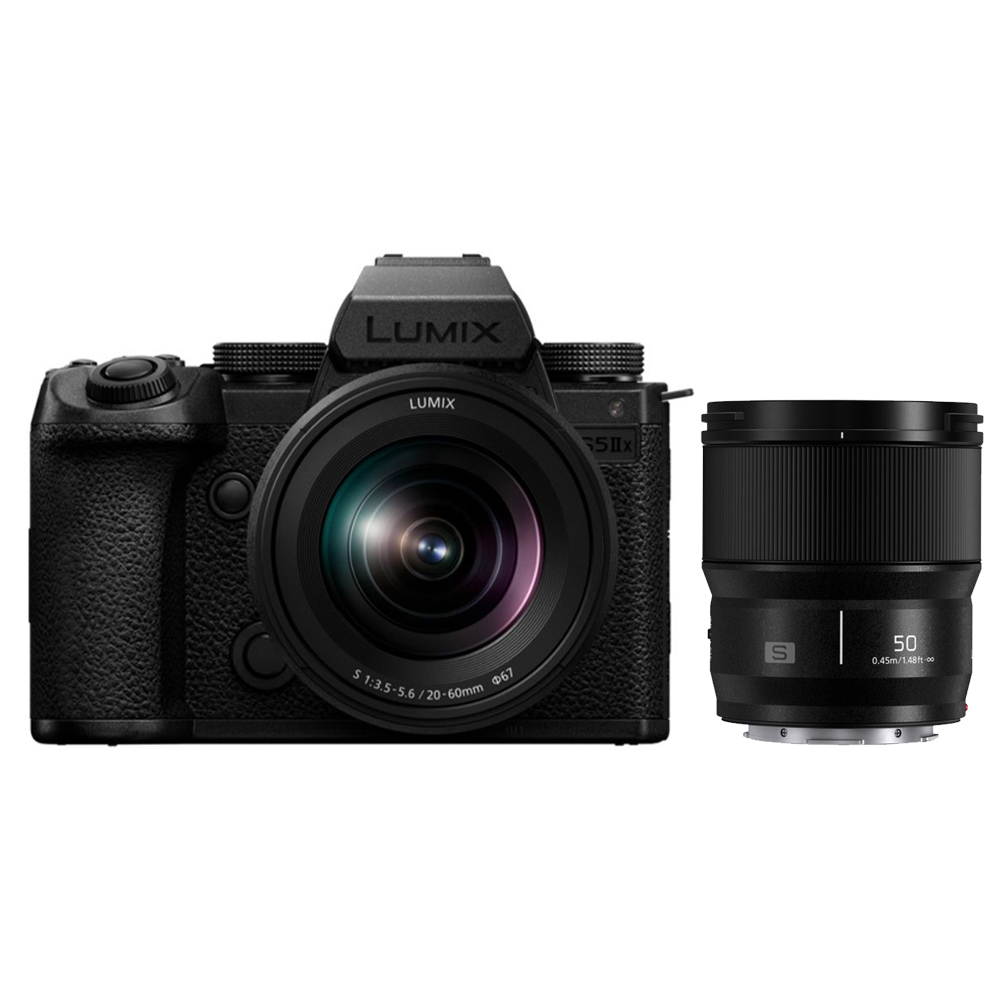 Panasonic - Lumix S5 M2 X + 20-60mm / F3.5-5.6 + 50mm/F1.8