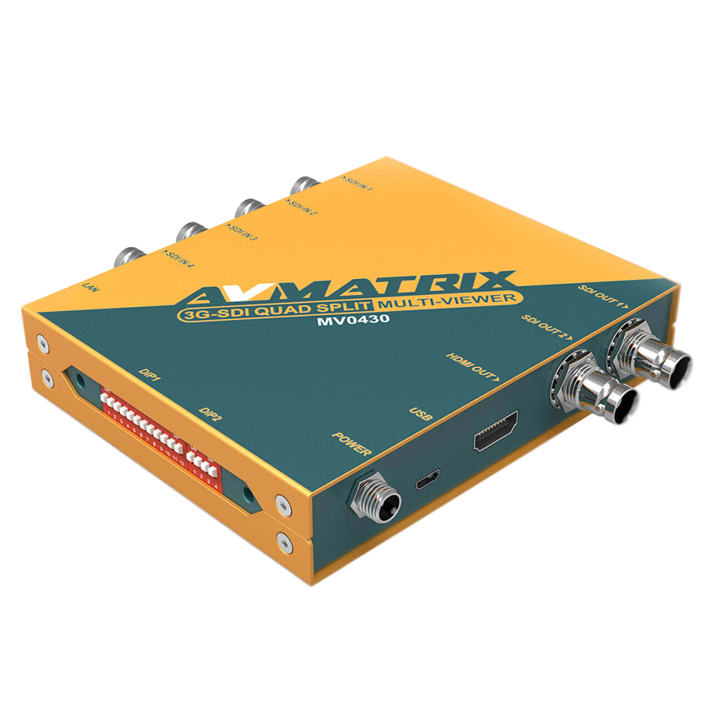 AVMATRIX - 3G-SDI QUAD Split Multiviewer