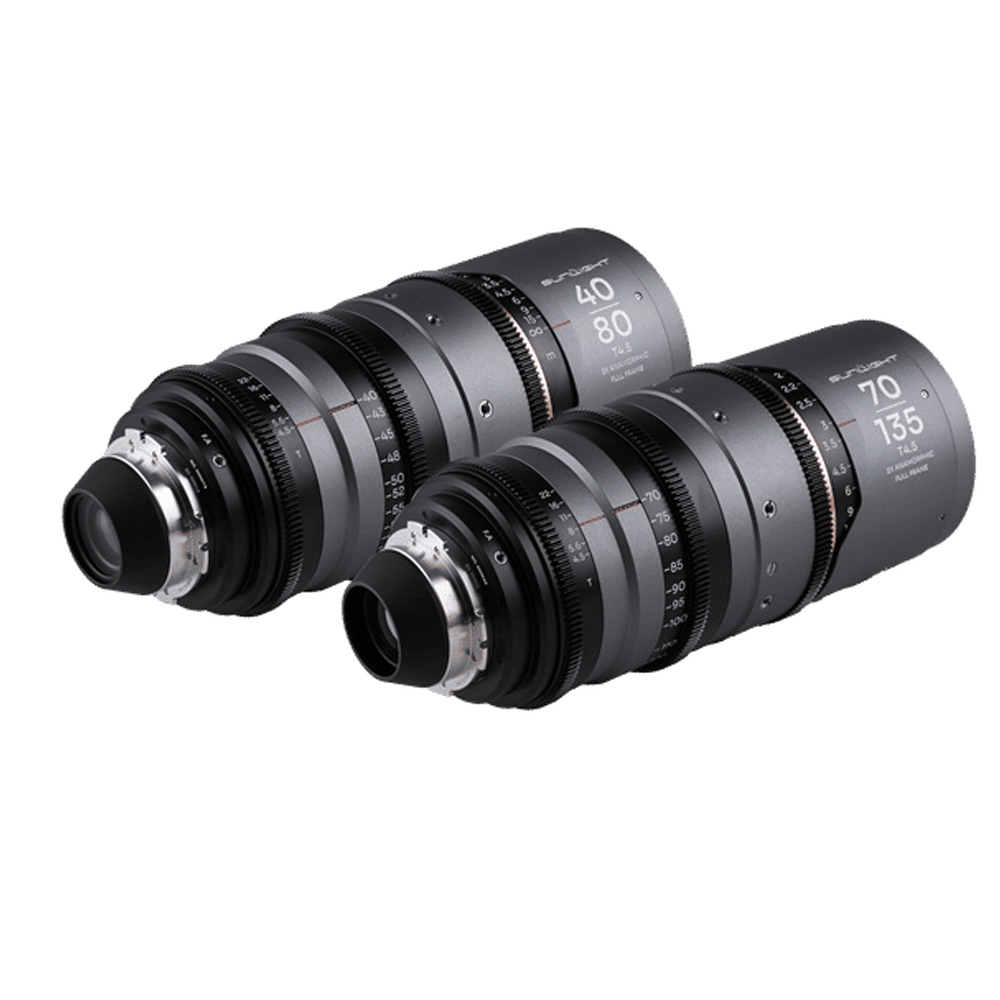 LAOWA - Sunlight Bundle 40-80/70-135mm T4.5 2x FF Anamorphic Zoom PL (Amber)