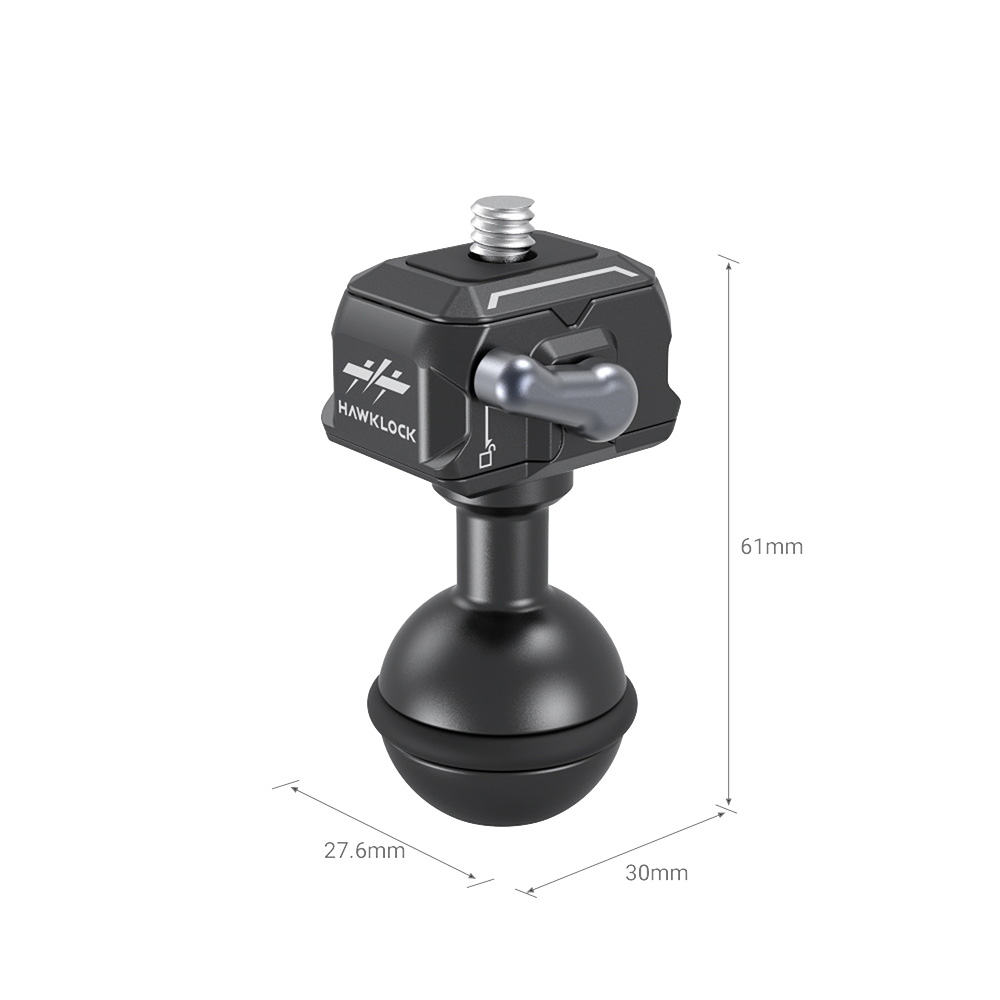 SmallRig - Drop-in HawkLock mini Quick Release 1/4”-20 Ball Head - 3600