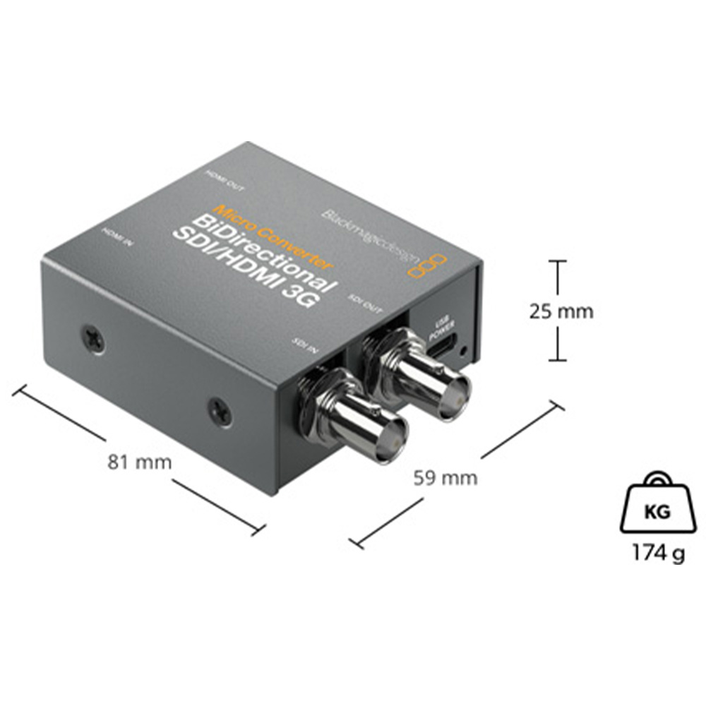 Blackmagic - Micro Converter BiDirektional SDI zu HDMI 3G mit Netzteil