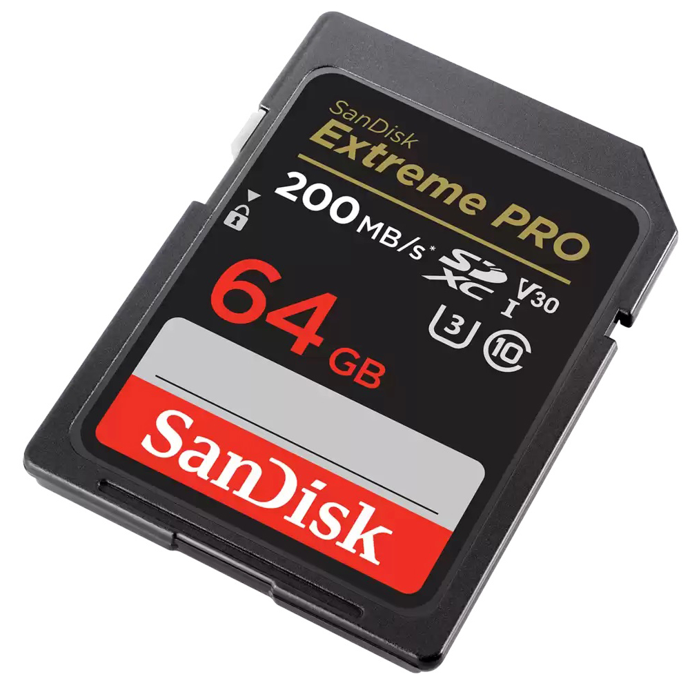 Sandisk - Extreme Pro SDXC 64 GB 200 MB/s V30