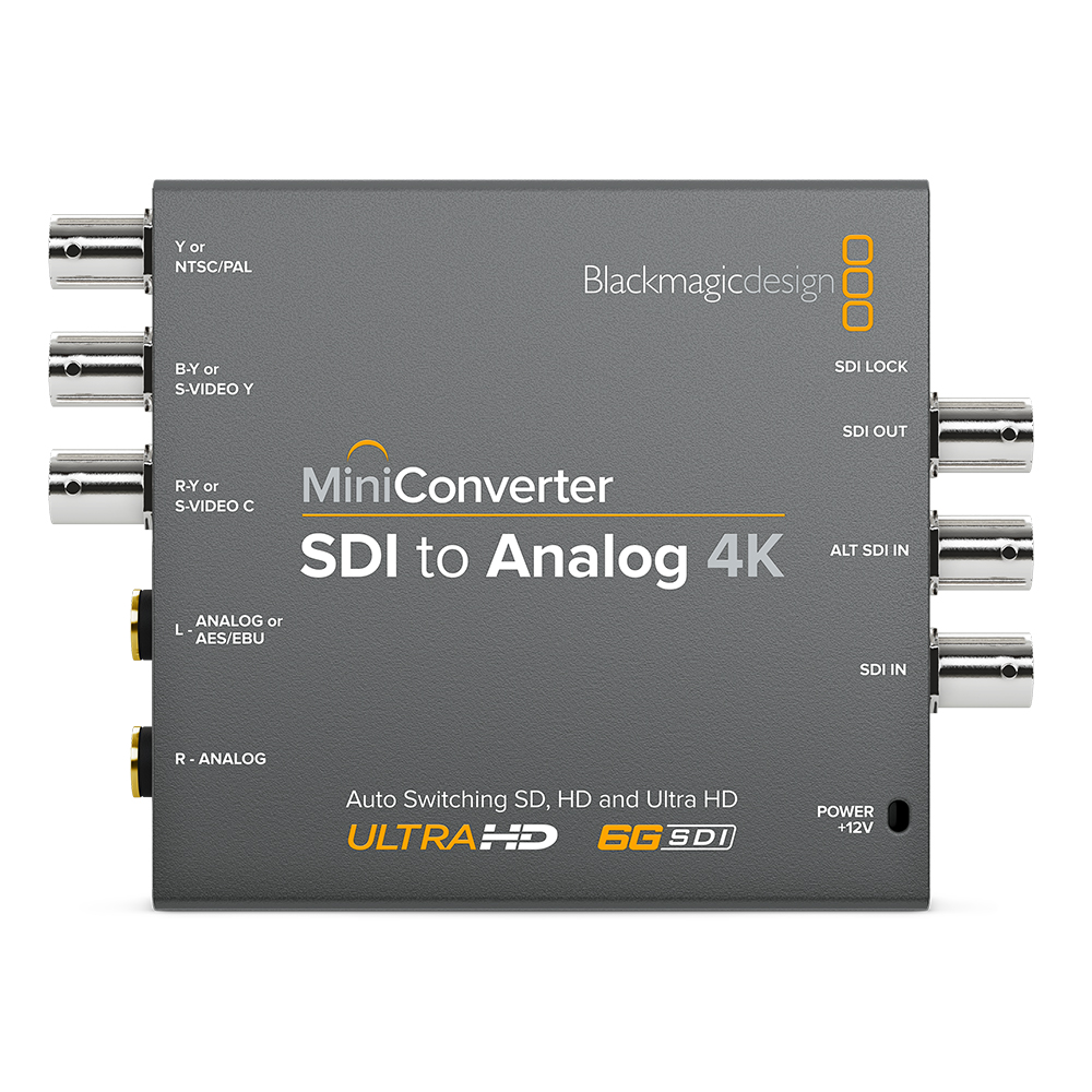 Blackmagic - Minikonverter SDI zu Analog 4K