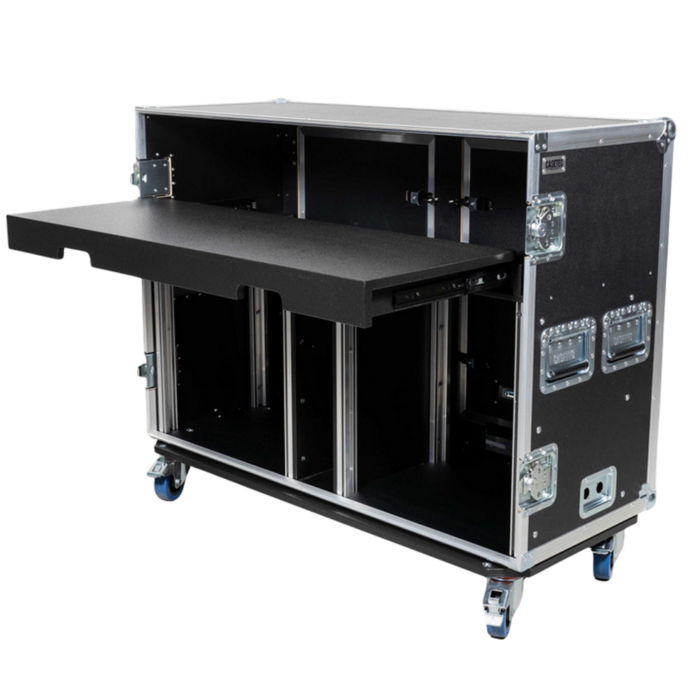 Casetec - HD Regie Case (kompakt) 2 x 19" Einheit mit Arbeitsfläche