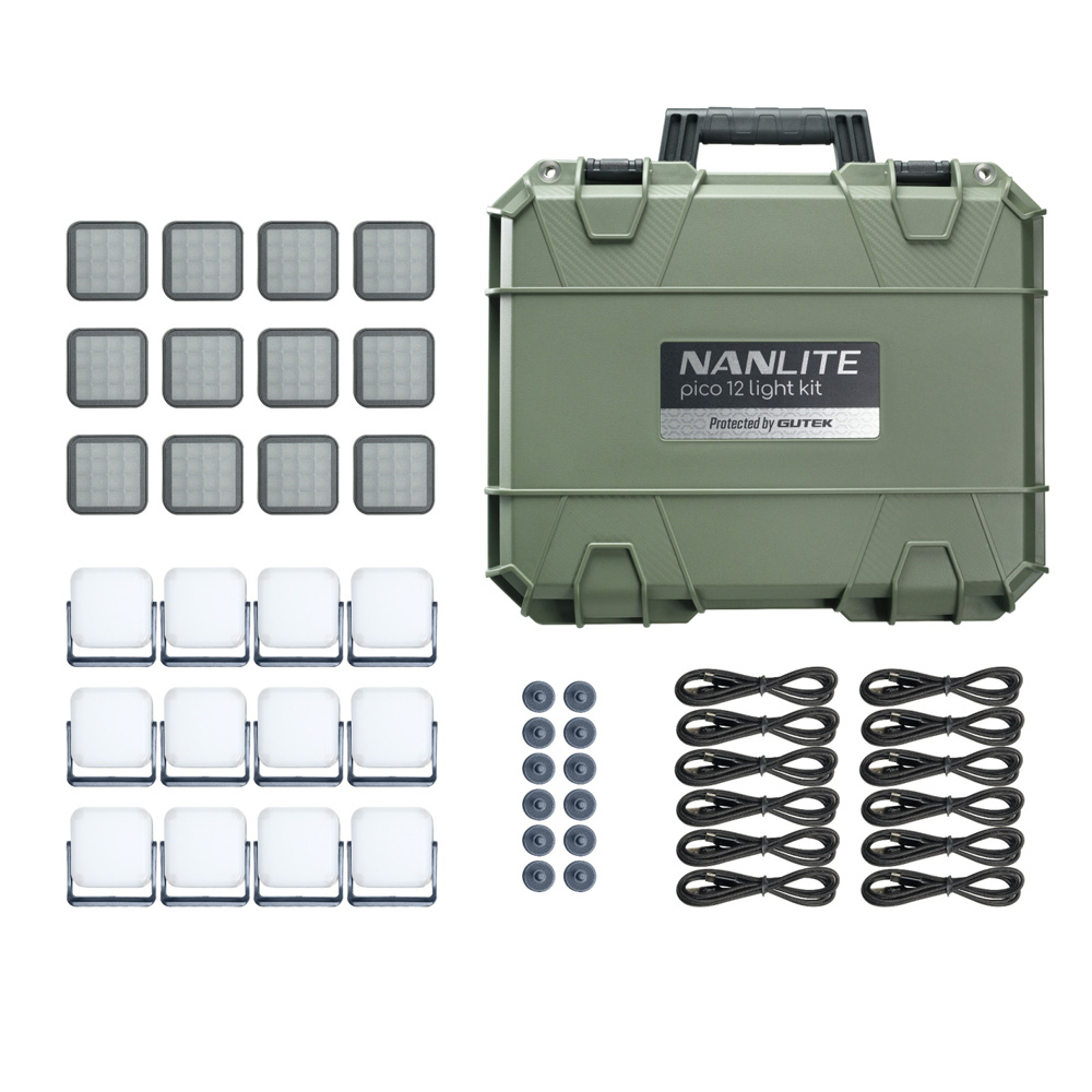 NANLITE - Beleuchtungs-Set pico 12kit