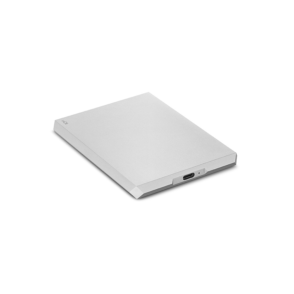 LaCie - Mobile USB-C Festplatte 1TB - Moon Silver