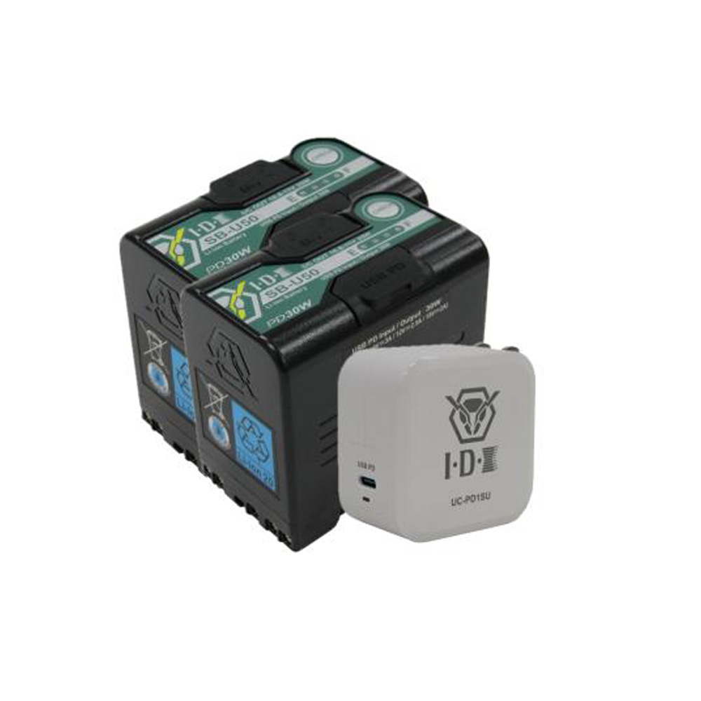 IDX - 2x SB-U50-PD Akku + 1x UC-PD1SU Charger FREE