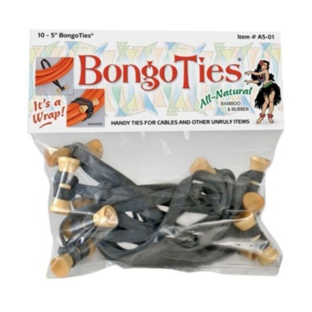BongoTies - Kabelbinder10er Pack (Schwarz)