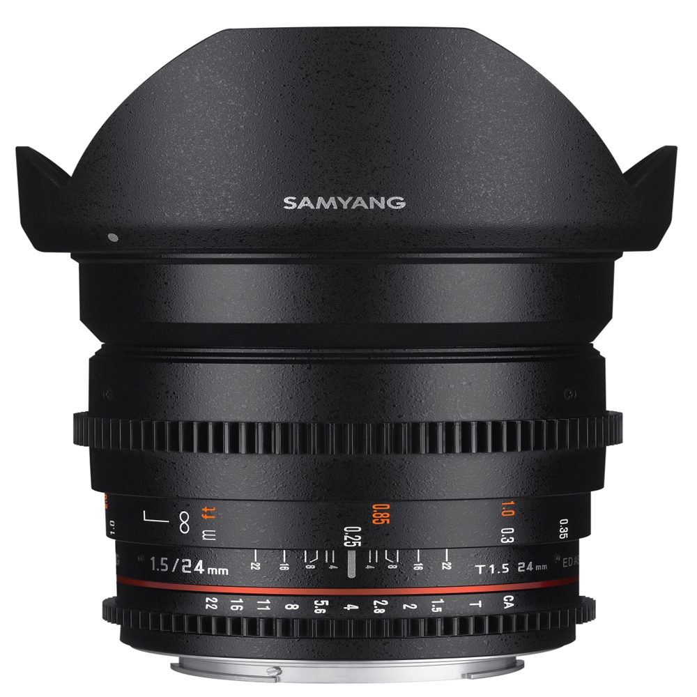 Samyang - 24/1.5 Video DSLR II Objektiv für MFT