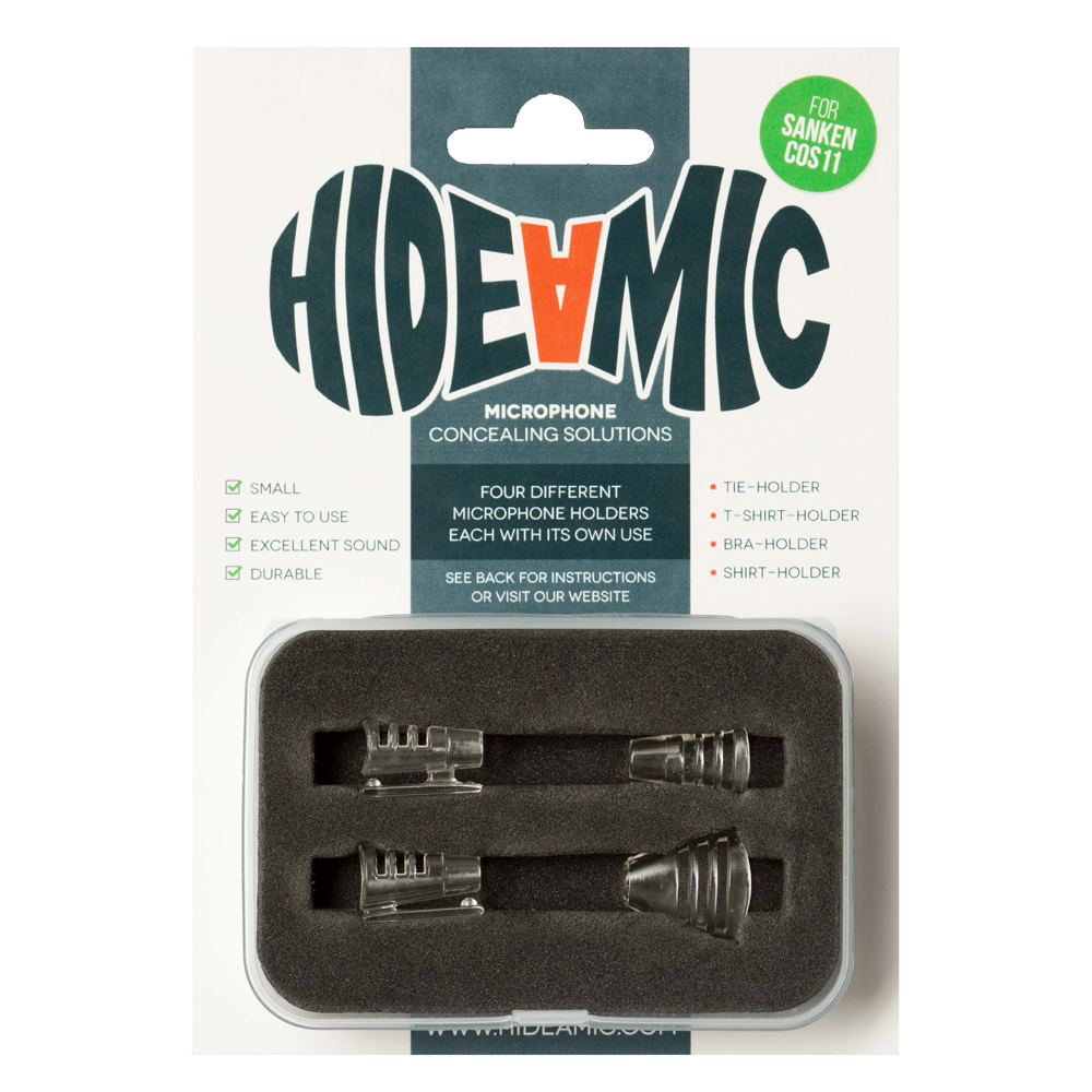 Hide a Mic - Concealer Set für Sanken COS 11 / Transparent