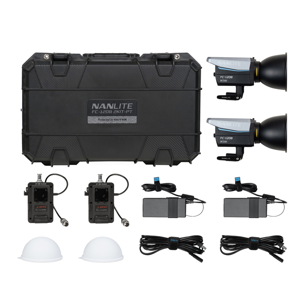NANLITE - Beleuchtungs-Set FC-120B 2KIT-PT