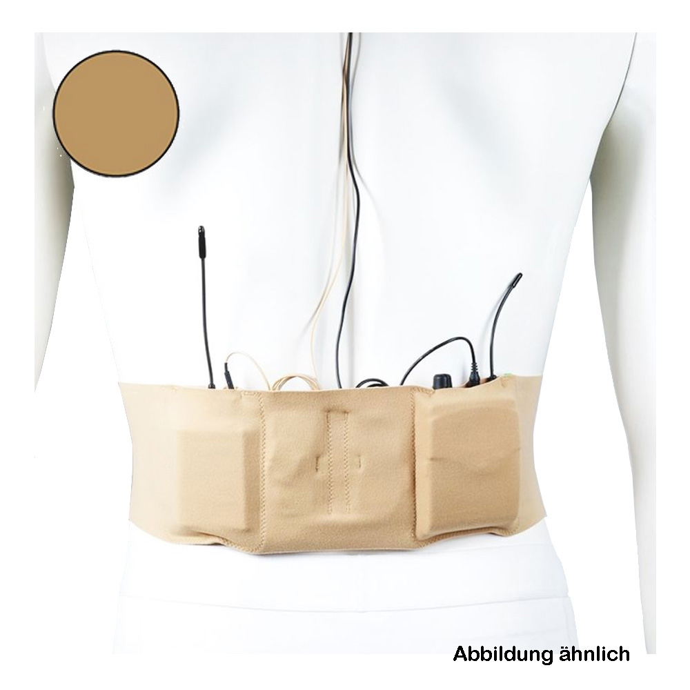 URSA STRAPS -  Large Waist / Double Pouch / Beige