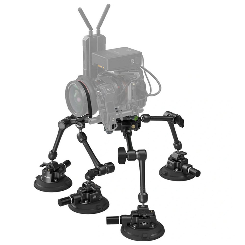 Smallrig - All-in-One 4-Arm Suction Cup Camera Mount Kit - 3565