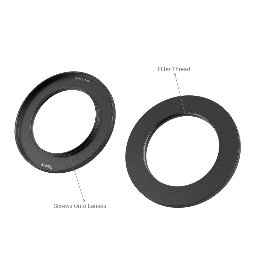 SmallRig - Screw-In Reduction Ring Set with Filter Thread for Matte Box (2660) - 3410