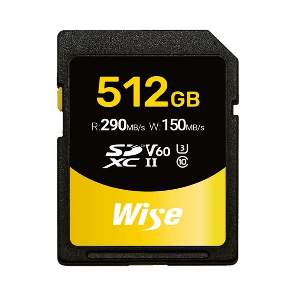 Wise - SDXC UHS-II V60 Speicherkarte - 512 GB
