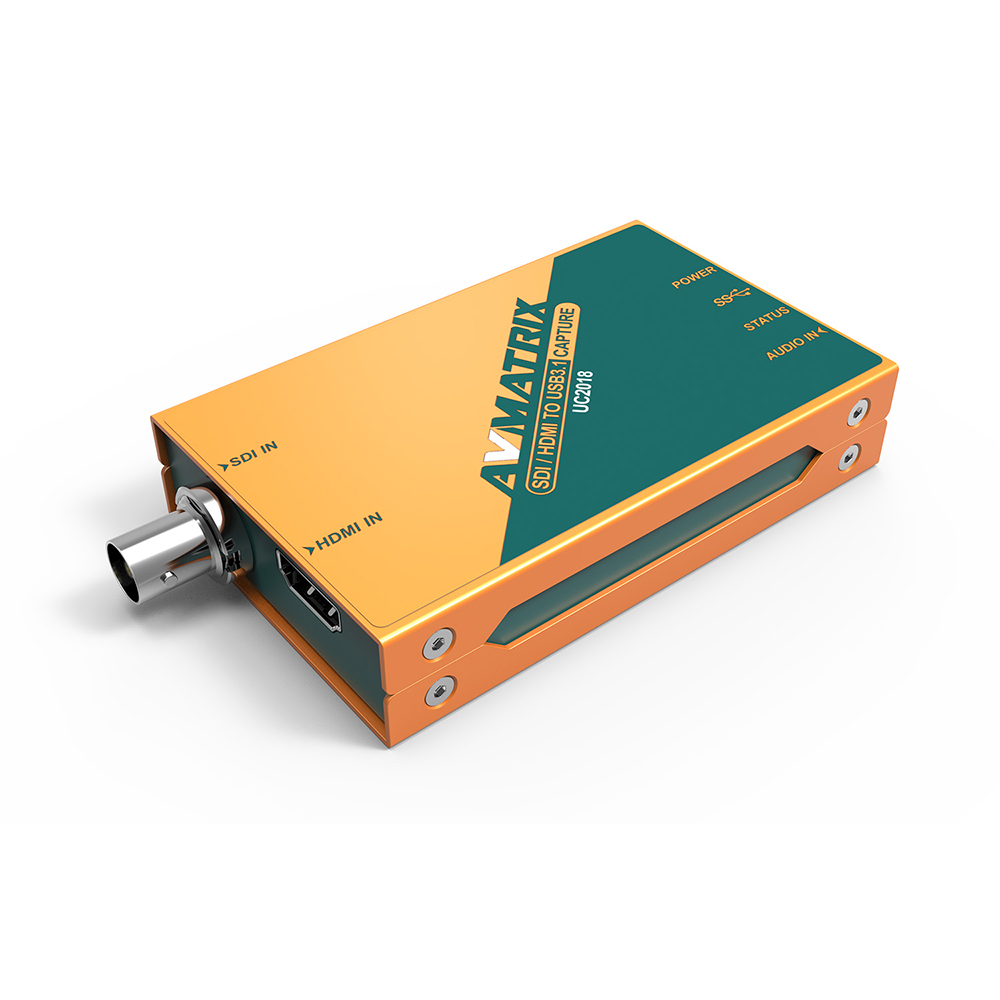 AVMATRIX - HDMI/SDI to USB3.1 TYPE-C Uncompressed Video Capture