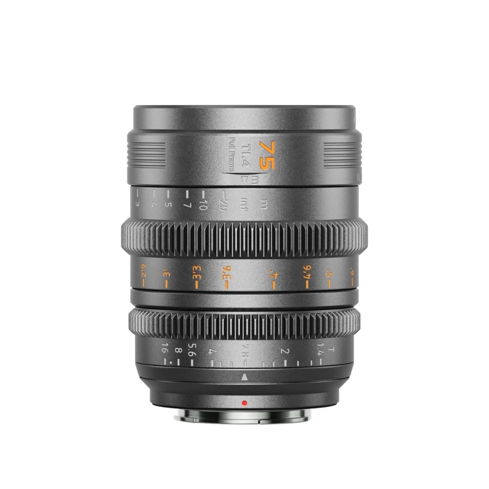 Sirui - Vision Prime 75mm T1.4 Full-Frame Cine Lens Metal Gray