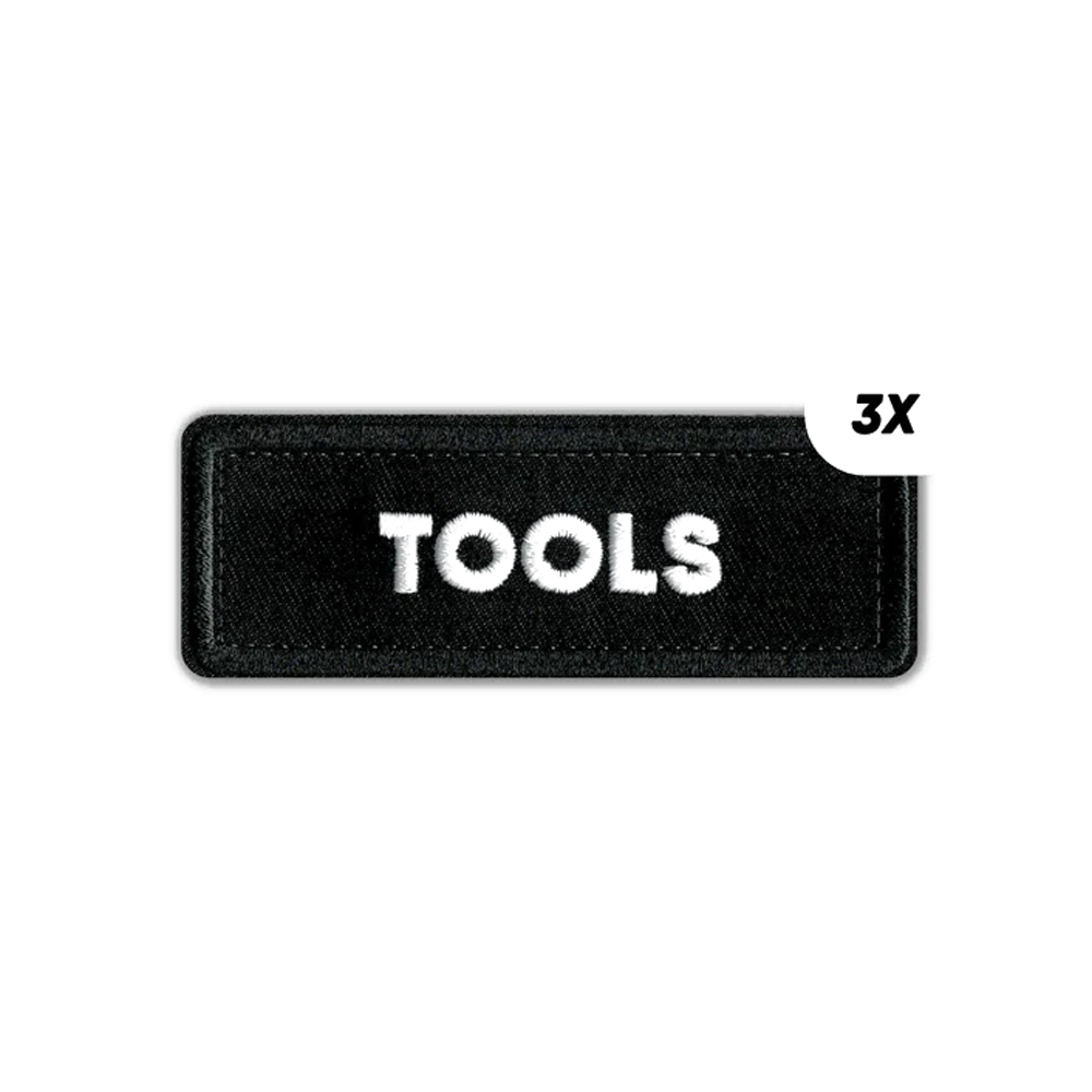CRDBAG - Einzelpatches "TOOLS" - 3 Stck