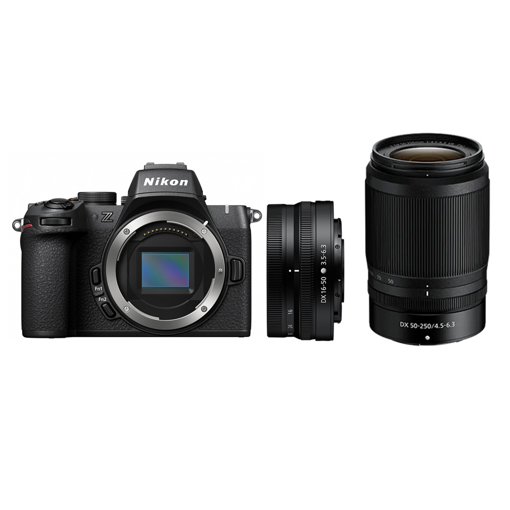 Nikon - Z50 II KIT + NIKKOR Z DX 16-50mm f/3.5-6.3 VR + DX 50-250mm f/4.5-6.3 VR