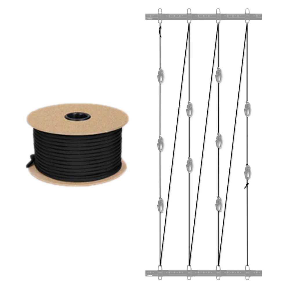 CRD-WAL-005-1 CRDBAG - CRDWALL Kordelrolle (schwarz)