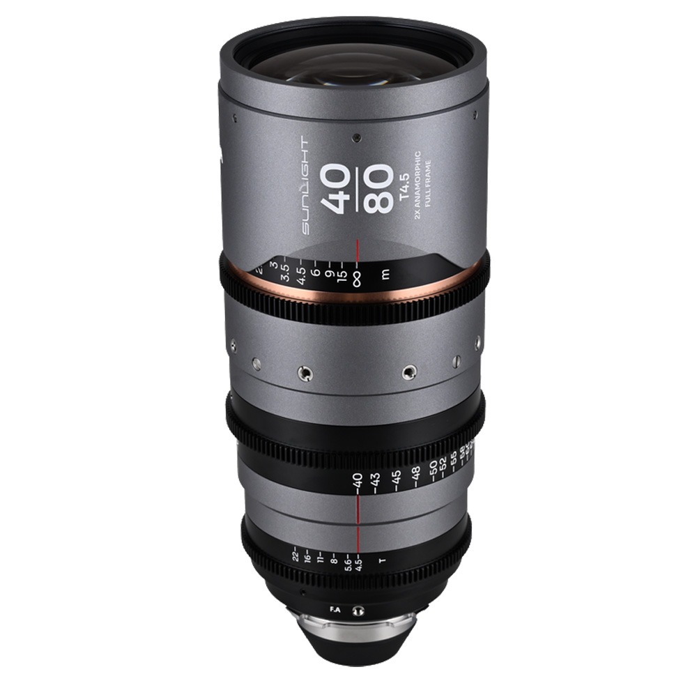 LAOWA - Sunlight 40-80mm T4.5 2x FF Anamorphic Zoom PL (Amber)