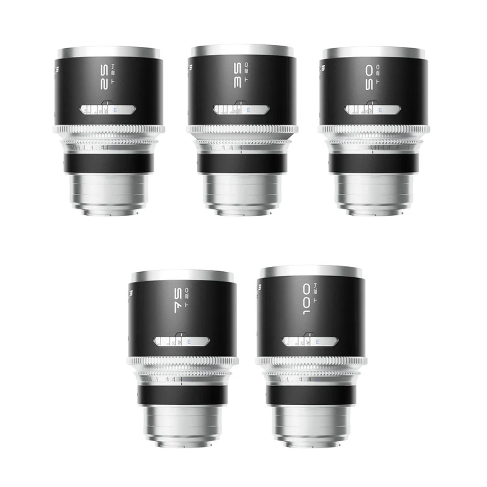 MT-25355075100-E-A-1 Blazar - Mantis 25/ 35/50/75/100mm 5-Lens Bundle E Mount