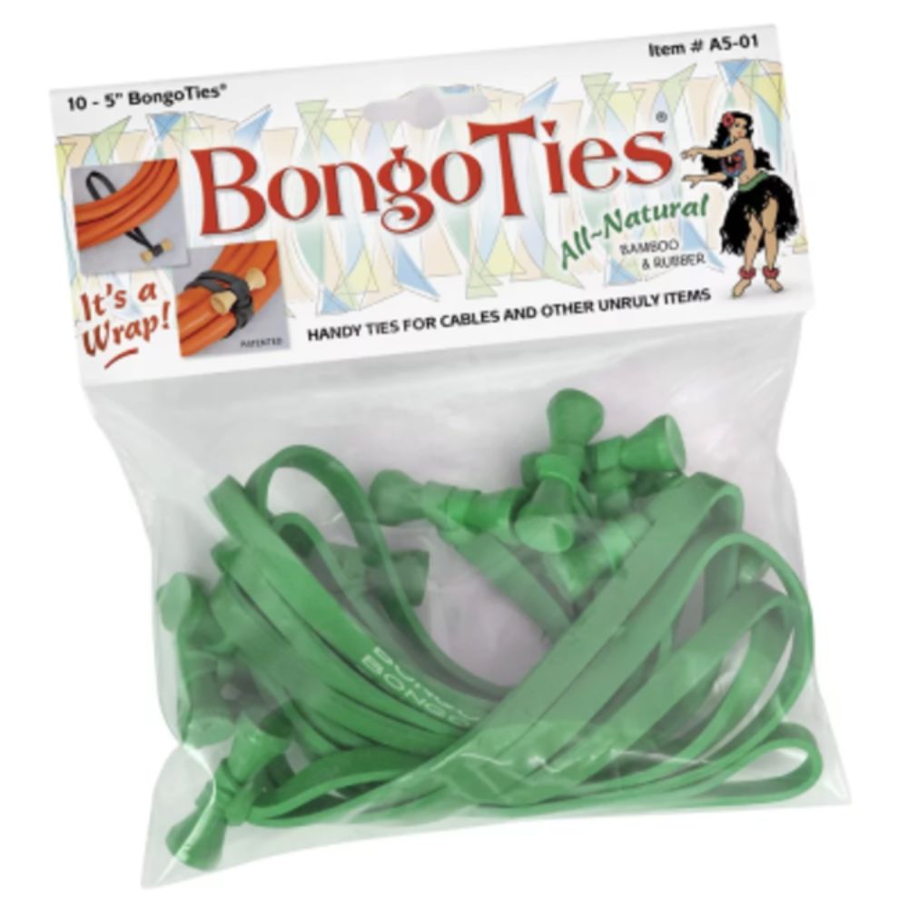 BongoTies - Kabelbinder 10er Pack (All Green)