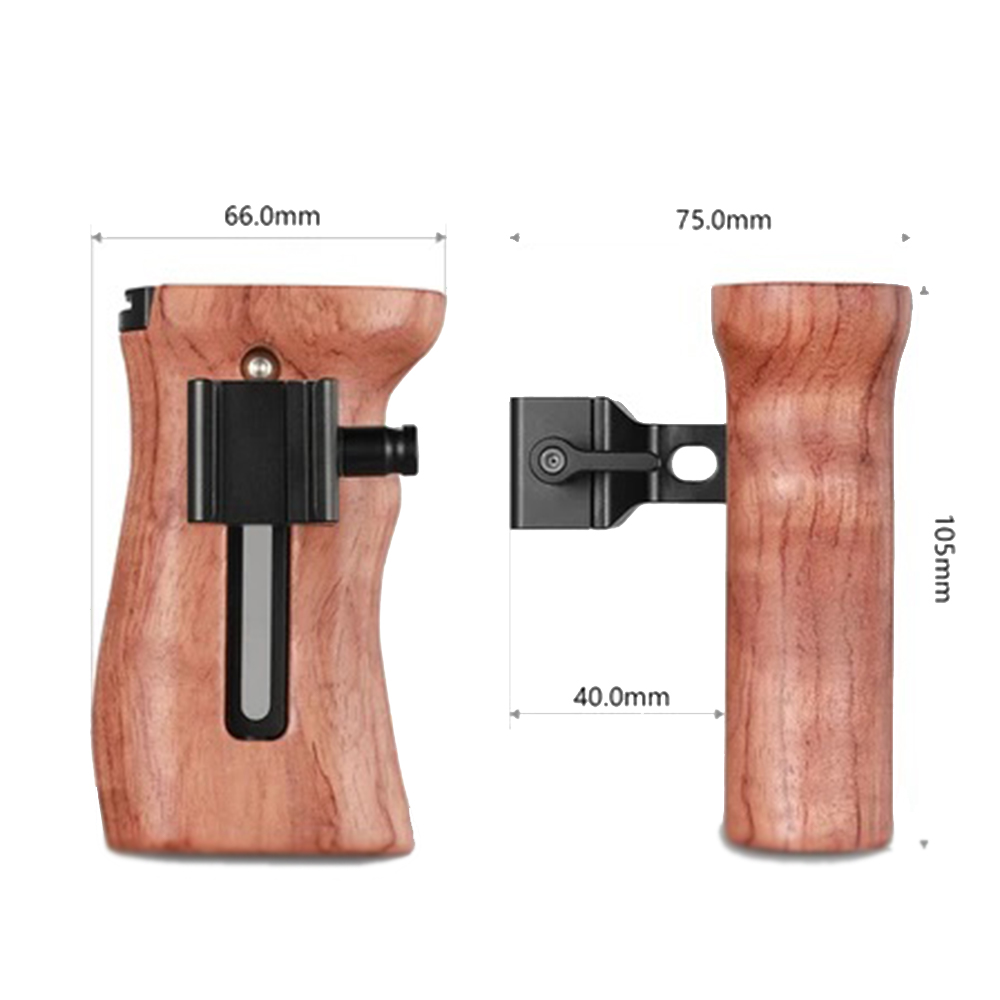 SmallRig - Wooden NATO Side Handle - 2187B