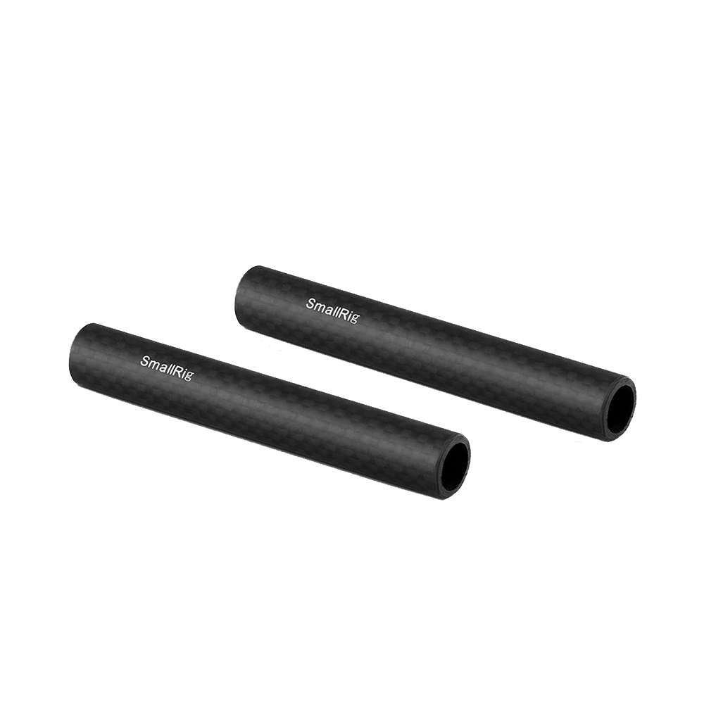 SmallRig - 2pcs 15mm Carbon Fiber Rod (100mm, 4 Inches) - 1871