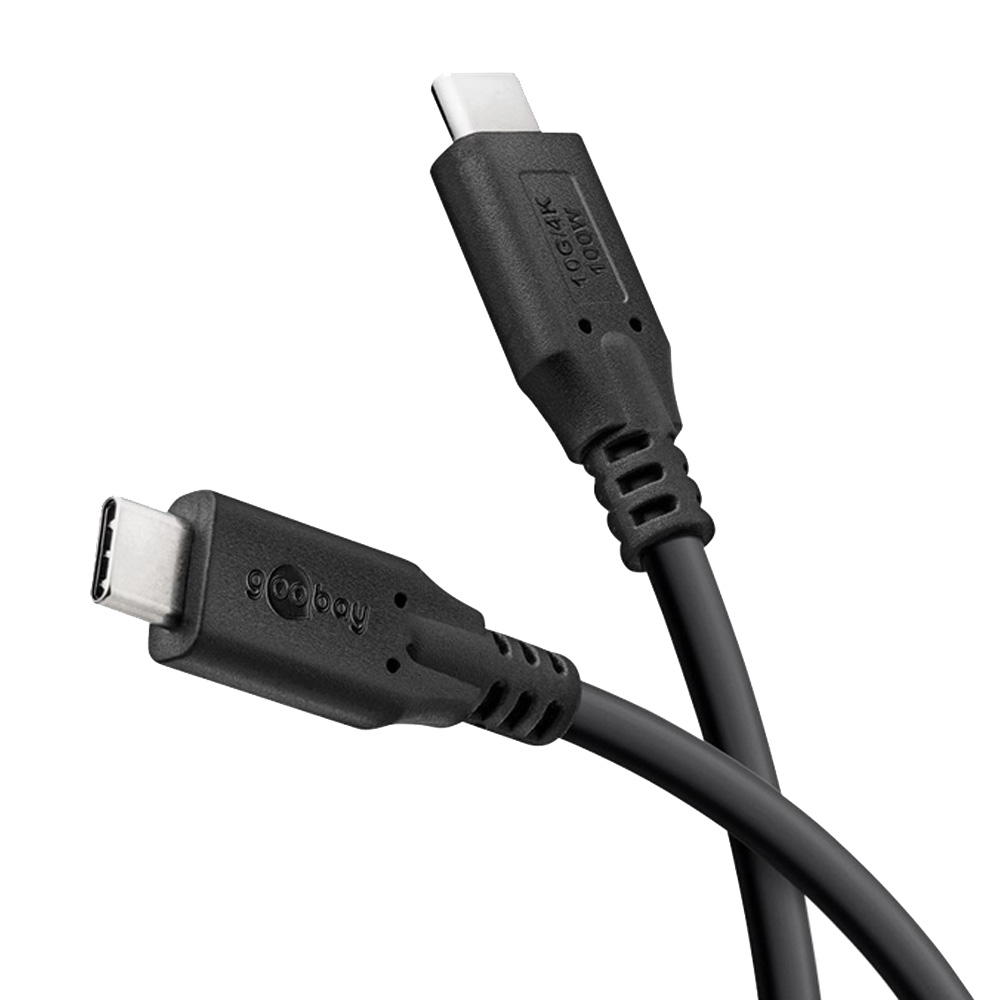 Mediatec - USB-Kabel 3.2 ST/ST C/C, 100W (1.0m)