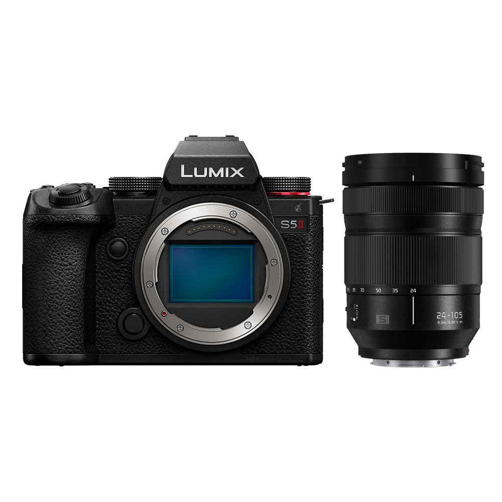 Panasonic - Lumix S5M2E Body + 24-105mm / F4