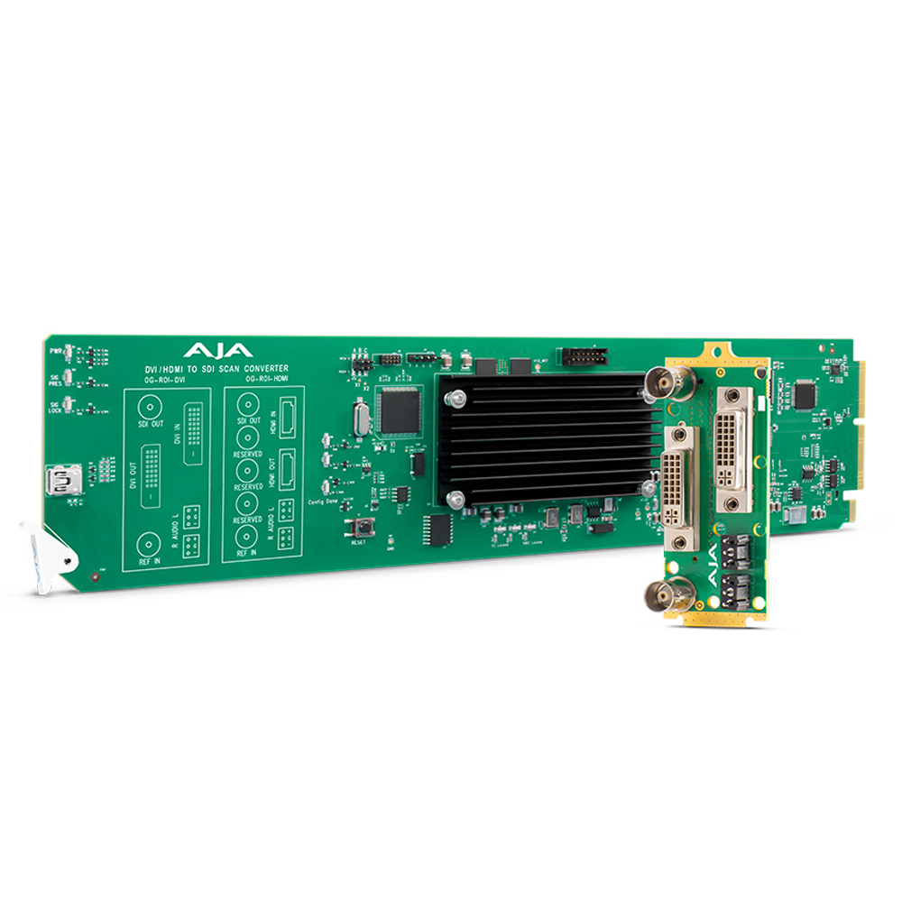 AJA - OpenGear 3G-SDI zu 3G-SDI/HDMI Scan Converter mit DashBoard support